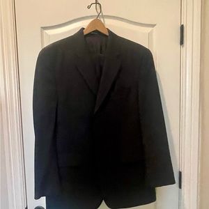 Men’s 42R Ralph Lauren navy blue 2 piece suit, pants 36x32